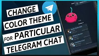 How to Change Color Theme on Telegram Chat | Change Telegram Theme