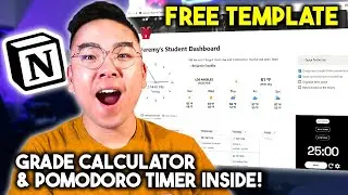 FREE Notion Template to Organize School & University Life!