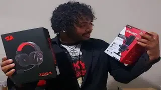 Upgrade Microfone Headset Gamer Redragon Zeus X H510 e Microfone HyperX DuoCast Será Que é Bom Teste