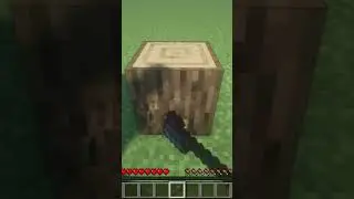 Рубка дерева в майнкрафт! 