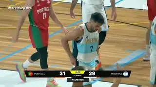 Argentina 63 - 73 Portugal | Amistoso Internacional