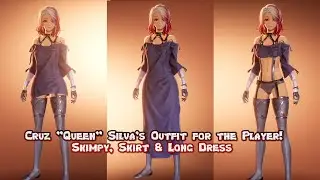Code Vein Mod Showcase - Cruz Queen Silva's Outfit for the Player! Skimpy, Skirt & Long Dress