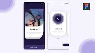 Onboarding #3 Design in Figma | Mobile App Design in figma | Figma Tutorial