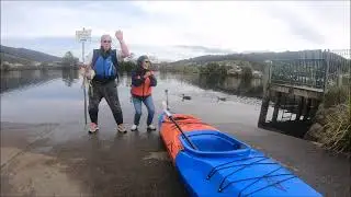 Kayaking Huon & Mountain river Trip 691   27 -7 -23 with Fely