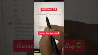 GMAT Math
