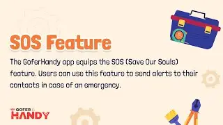 SOS Feature - GoferHandy