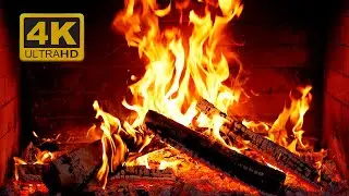 🔥 Fireplace 4K. Cozy Winter