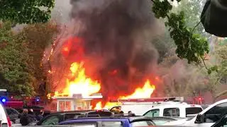 Food Cart Pod explosion, fire in Portland