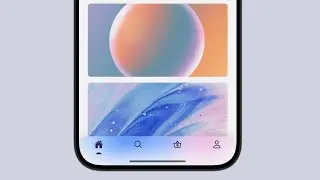 Apply Blur on Bottom NavBar • React Native