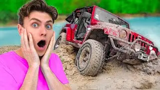 We SUNK Carter’s Mom’s BRAND NEW CAR… (DESTROYED)