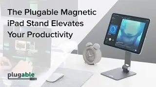 The Plugable Magnetic iPad Stand Elevates Your Productivity