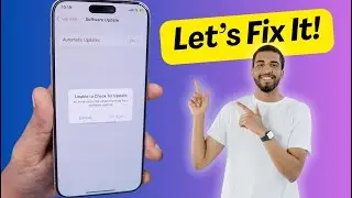 iOS 18 Unable to Check for Update Error 🔥 Let's Fix it