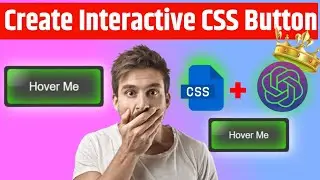 Create Interactive CSS Button with Lighting Effects Using ChatGPT| Create CSS Projects with ChatGPT