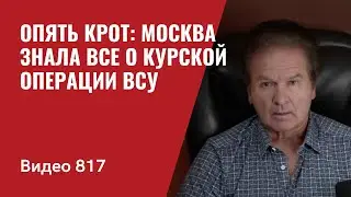 Опять Крот: Москва знала все о Курской операции ВСУ  // Video 817 -  Швец