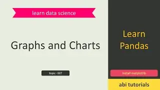 Graphs and Charts in Pandas