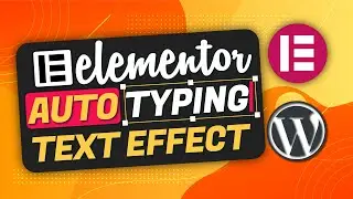 🔴 Elementor Text Typing Animation Effect | Elementor Tips & Trick