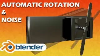 Automatic Rotation & Shake ( Noise ) Animation | Blender 3D