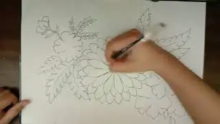 How to sketch flowers....in easy steps