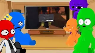 Rainbow friends reacts to roblox funny Meme Video // Gacha Club //