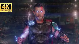 Thor vs Hulk - Main Event Fight Scene - Thor: Ragnarok (2017)  Movie Clip HD Marvel Movie scene