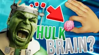 Stealing THE HULK'S BRAIN to SAVE HIS LIFE!!?! (Surgeon Simulator VR)