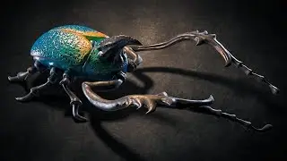 Shortutorials - Insect bug - Blender, Zbrush, Substance Painter - part 4