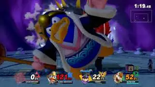 Hero VS King DeDeDe VS Bowser VS Ganondorf: Super Smash Bros Ultimate