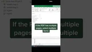 PDF to Excel 