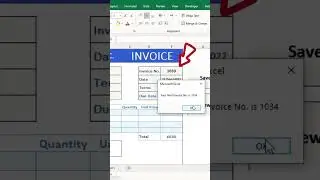 Automated Invoice using Excel VBA (1-Click Save to PDF & New Invoice)