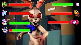 Top 5 EPIC FNAF VS FIGHT Animations WITH Healthbars