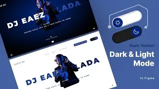 Design This Dark/Light Toggle in Figma Simple (2023) | Figma Design | Figma Tutorial