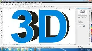 HOW TO CREATE 3D EFFECT IN COREL DRAW WITH EXTRUDE TOOL