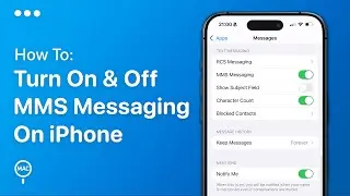 How To Enable MMS Messaging On iPhone - Simple Guide