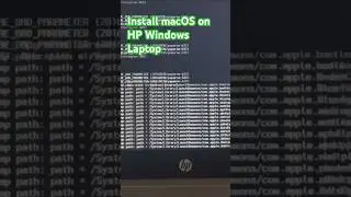 Install macOS on HP Pavilion Windows Laptop