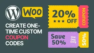 🏷 How to Create One-Time Personalized Coupon Codes in WooCommerce? Store Management Tutorial