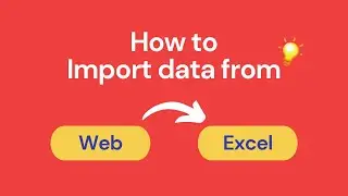 How to Import data from Web to Excel ?  #shorts #trick