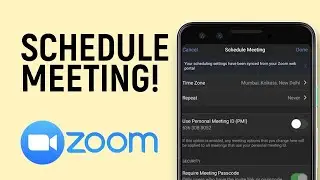 How to Schedule a Meeting in Zoom