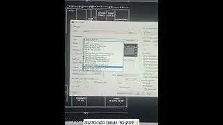 #Autocad🖥️ ||Drw. convert to Pdf || 📐