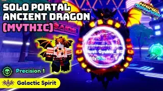 (MYTHIC Portal) Solo ANCIENT DRAGON PORTAL with ☆ FLAME DRAGON GOD / NATSU in Anime Defenders 🇮🇩