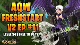 AQW Freshstart V2 F2P Episode 11 - I GOT CHAOS SLAYER CLASS!!