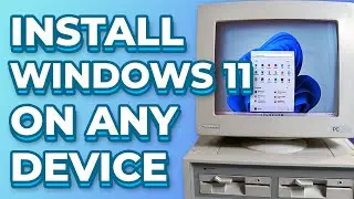 How to install Windows 11 on ANY PC - Bypass CPU + Legacy BIOS + RAM + Secure Boot + TPM checks!