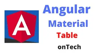 Learn Angular Material | Part #10 | Angular Material Table | Angular Material for Beginner