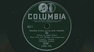 1944 FRANKIE CARLE Ida (Sweet As Apple Cider) - JAZZ Piano Solo - 78 RPM Record