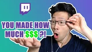 How much a small Twitch streamer makes in 1 Month