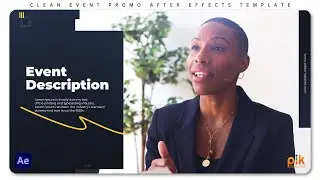 Clean Event Promo - Free After Effects Template | Pik Templates