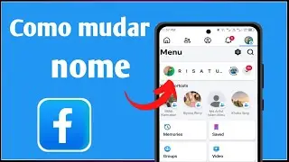 Como mudar o nome no Facebook 2024 