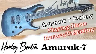 Harley Benton Amarok Guitar Demo Review Unboxing