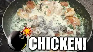 Creamy Chicken Thighs Recipe I Cook With Me 2020 I Easy Chicken Dinner Recipes