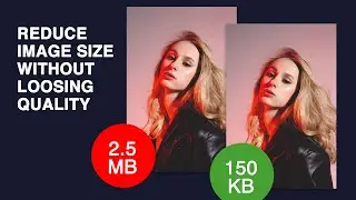 How to quickly reduce photo size without losing quality - Photoshop Tutorial