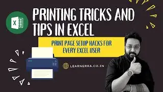 Excel Print Page Setup | Printing Tips for Excel | How to Print in Excel Tips for Every Excel User